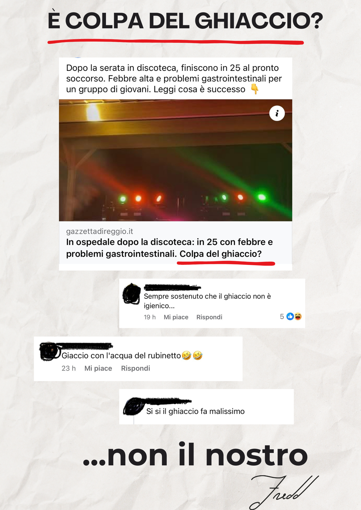GHIACCIO CONTAMINATO